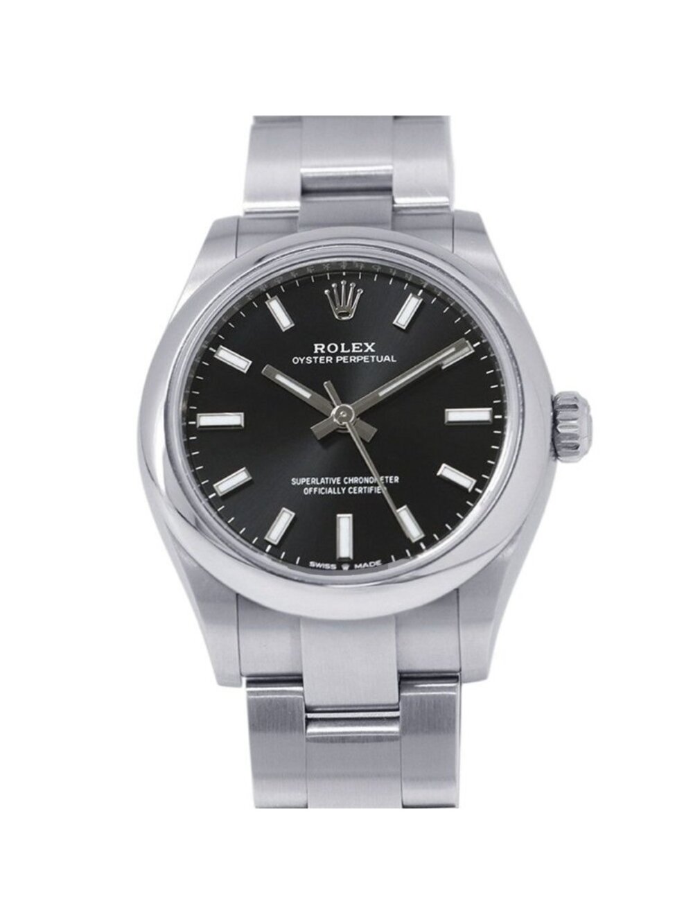 Rolex Oyster Perpetual 31 Roulette Watch Black Dial